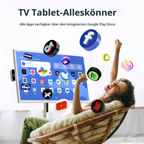 Tragbarer 4K-Fernseher